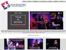 Tablet Screenshot of lonestarlyric.org